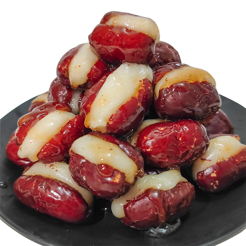 心太软糯米红枣夹心糯米枣甜品