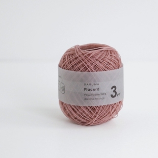 横田塑料线Daruma 3ply 日本进口毛线手工钩针编织diy Placord