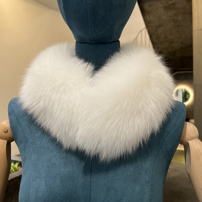 2新款狐狸毛围脖双面毛毛