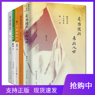 郦波作品集5册是为彼此来此人世+人生自有境界+诗酒趁年华+唐诗简史+宋词简史中国古诗词书籍