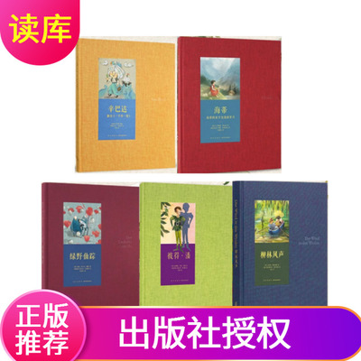 世代经典系列5册套装柳林风声海蒂绿野仙踪彼得潘辛巴达祖辈父辈的故事代代相传的童年读小库7-12岁文学经典生活启蒙
