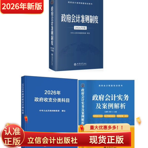 2026年政府会计实务及案例解析