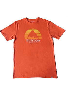 burton短袖宽松纯棉夏天舒适透气印花圆领男女简约休闲T恤上衣