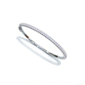 M003 送女友礼物 优米茵 镀K金高级感简约满钻排钻手镯