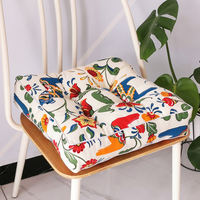Coarse cloth round cushion for meditation, square student seat cushion, fabric thickened 8 cm, balcony bay window, tatami window sill thumbnail 7