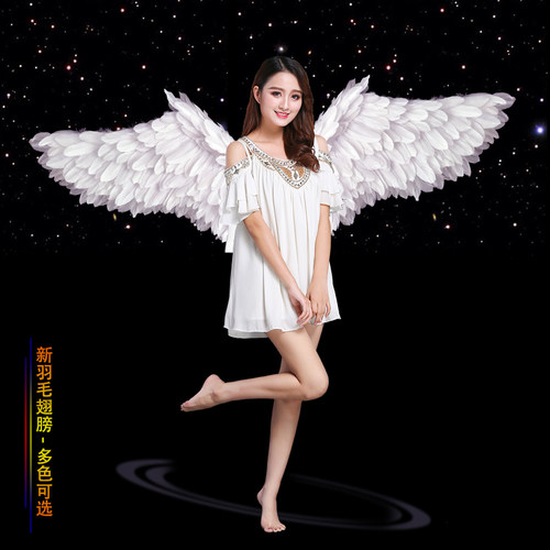 模特走秀翅膀写真拍照性价比高