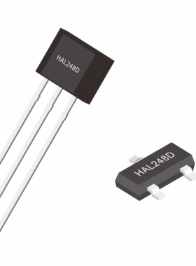 无极性霍尔元件 低灵敏度低电压微功耗霍尔开关HAL248D磁控开关
