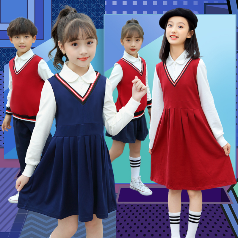 童装小学生校服班服幼儿园园服表演服合唱舞蹈演出服春秋加绒加厚