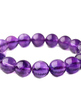 天然紫水晶手链男女款