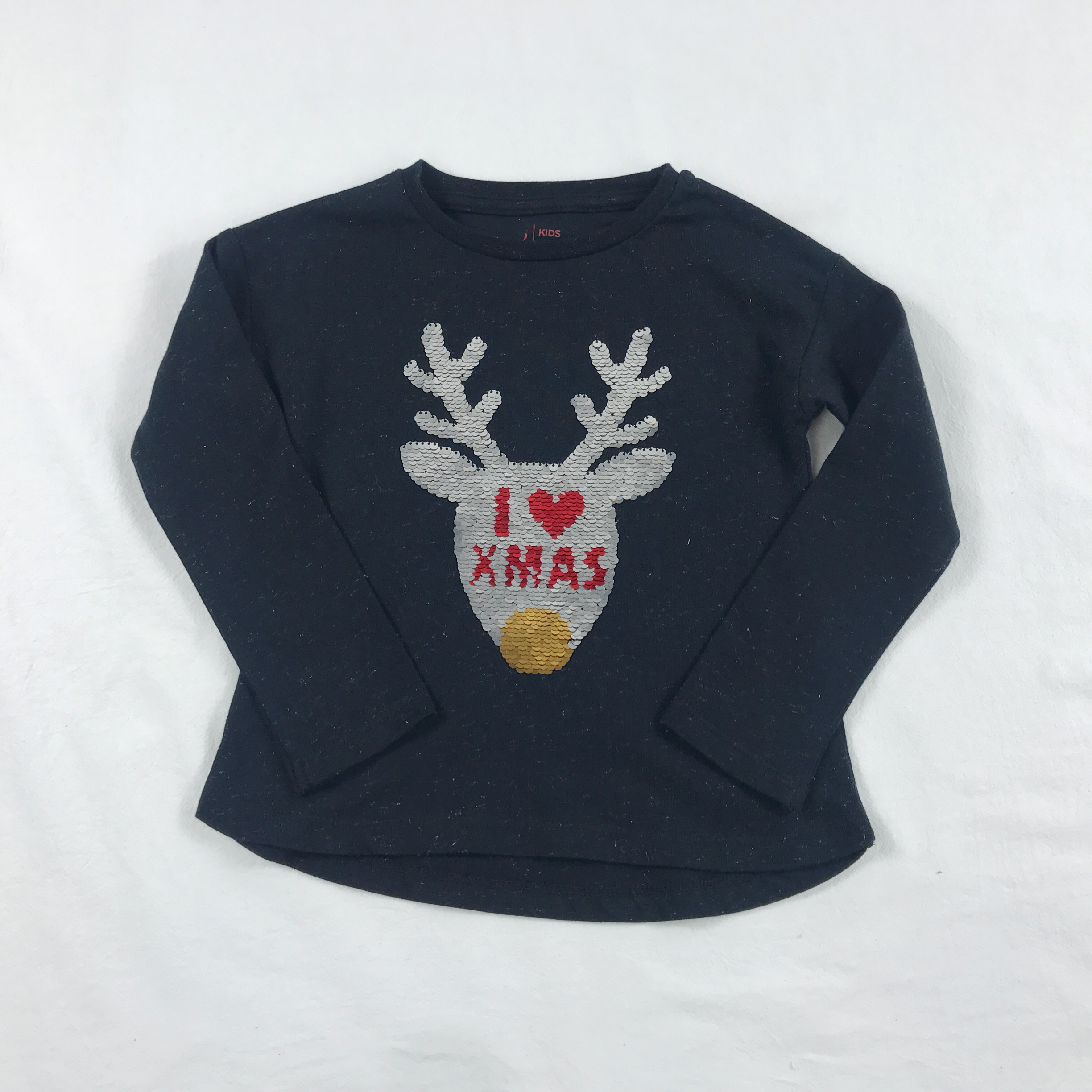 薄款针织棉柔软亮片可翻转麋鹿