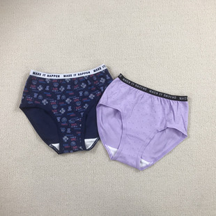 120 165外贸日系女孩中大童少女针织棉三角内裤