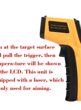 GM320红外线测温仪325业用测温枪温度d计Infrare工 Theremomter