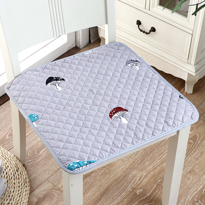 布艺防滑冬季饭店餐厅汽车坐垫