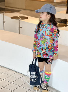 mijello25春夏款 儿童jam满印卡通网纱衣 防晒衣 防蚊长袖 男女童