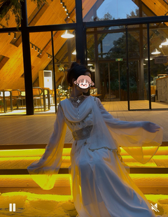 圣树西域国风汉元素飘逸公主裙流浪风希腊神话连衣裙仙女裙古风