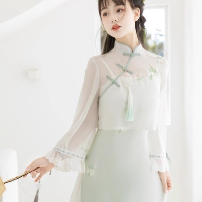 茉莉书信温柔连衣裙上衣吊带裙
