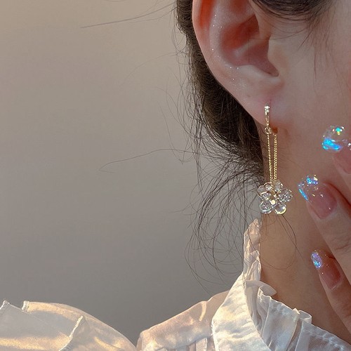 超美的无耳洞耳坠蚊香盘耳夹