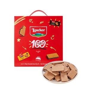 莱家 loacker 意大利进口混合巧克力味薄脆威化饼干 代购 山姆正品