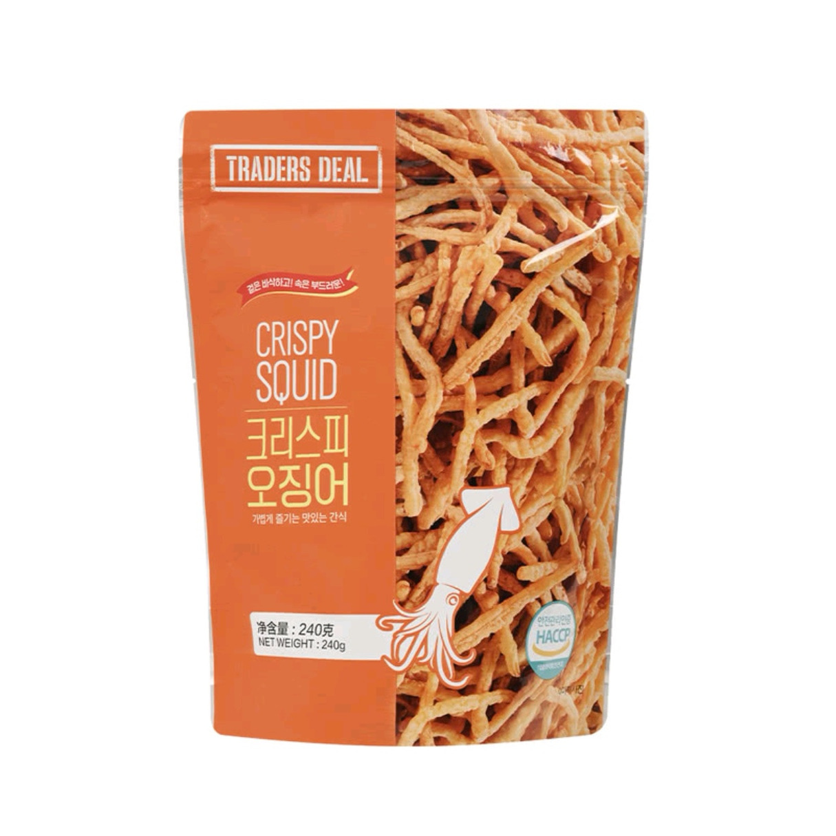 山姆正品代购 TradersDeal韩国进口香脆鱿鱼条240克