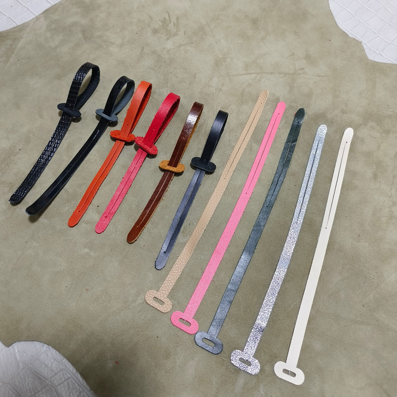 真皮牛皮高品质玩偶挂件绳不伤包挂绳 DIY手工装饰挂绳 延长带