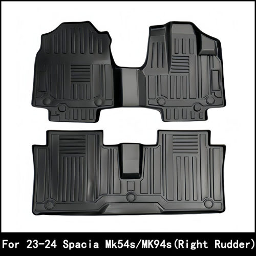 适用于23-24款铃木Spacia Mk54s/MK94s汽车脚垫右舵TPE尾箱垫外贸