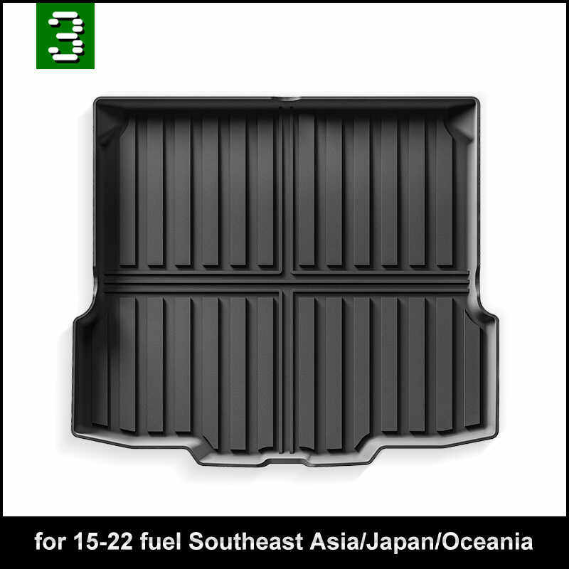 适用于15-24款马自达Demio/Mazda2汽车尾箱垫TPE全包围后备箱垫