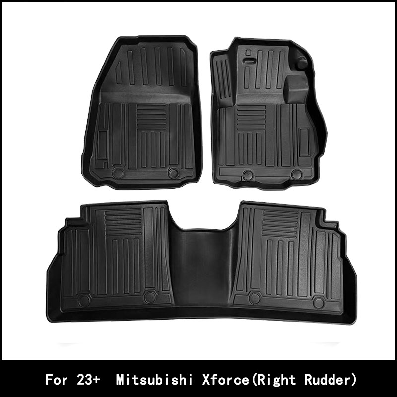 适用于23-25款三菱Mitsubishi Xforce汽车脚垫右舵TPE尾箱垫外贸