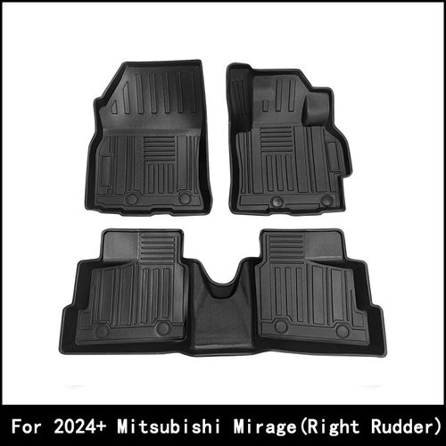 适用于24-25款三菱Mitsubishi Mirage汽车脚垫右舵TPE尾箱垫外贸