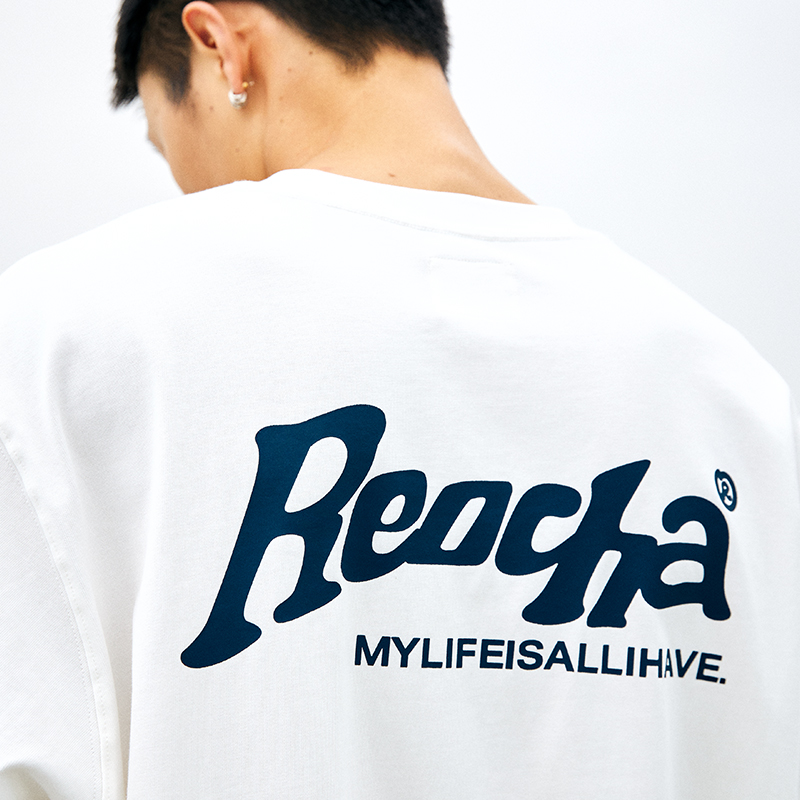 多色背后LOGO印花长袖TEE