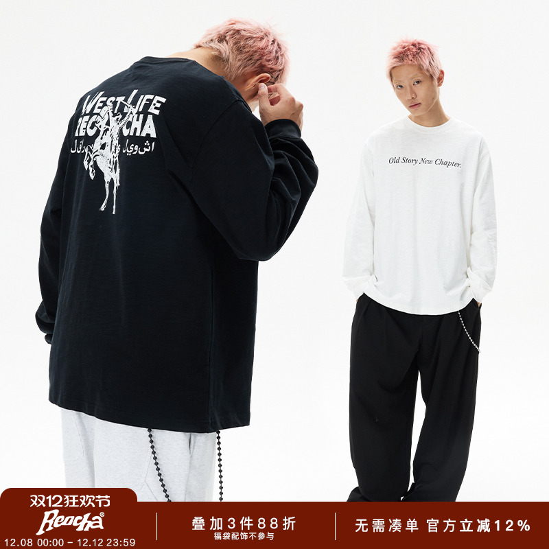 REOCHA长袖圆领长袖T恤