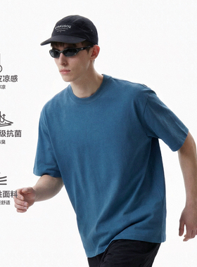 REOCHA热呈健身训练宽松落肩轻薄凉感透气速干索罗娜休闲美式短袖
