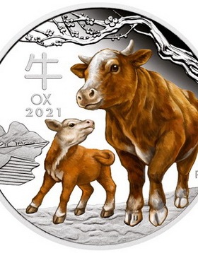 礼品纪念币牛年银币生肖硬币
