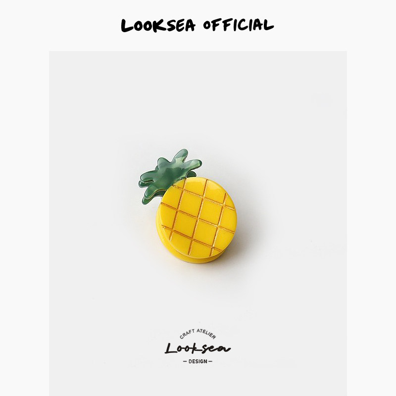Looksea official可爱卡通水果小抓夹醋酸发夹刘海碎发夹顶夹发饰