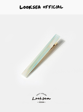Looksea official发夹发饰创意刘海一字夹简约气质款高级感边夹子