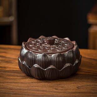 高档壶承茶宠大茶海烟灰缸金钱龟旋转金蝉茶渣缸小号茶盘便携