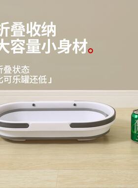 网红爆款折叠多用途拖把桶塑料可携带家用水桶大号拖地桶手提单桶