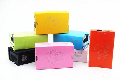 vr眼镜 谷歌纸盒2代  vr纸盒 vrbox 3D虚拟现实眼镜 源头厂家
