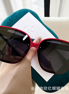 2024新款方形大框小香风高级感偏光女太阳镜时尚潮流网红遮阳墨镜