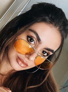 2022新款双梁海洋片潮男士太阳镜经典复古蛤蟆镜驾驶防紫外线眼镜