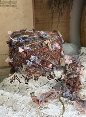 咿唔手混线-暮色苍苔深色系特色钩针棒针编织毛线帽子包包手工diy