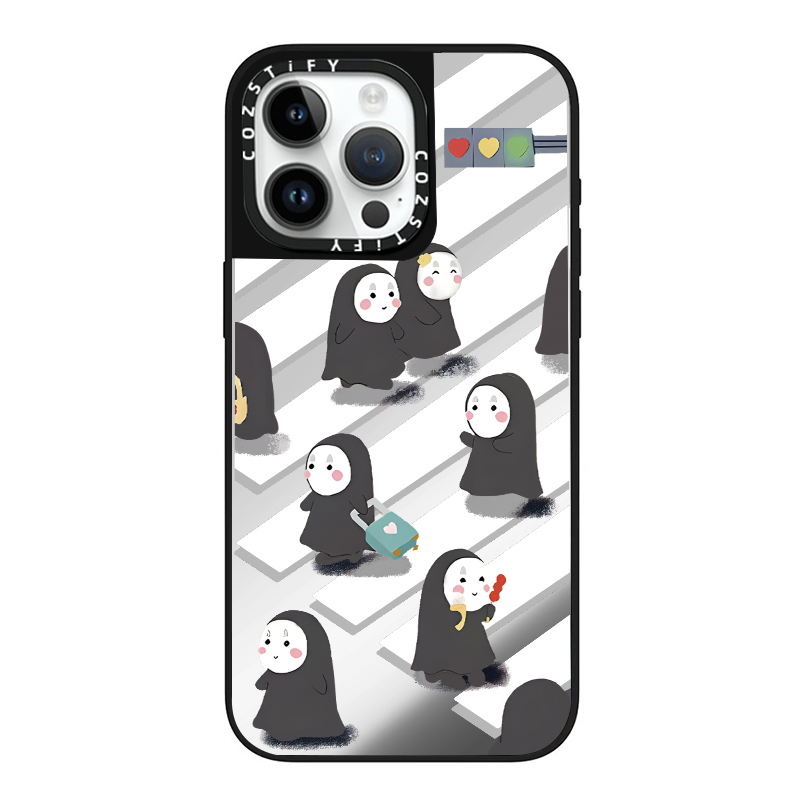 人行道无脸男适用cozstify手机壳苹果iPhone16promax手机壳15pro14磁吸13镜面12保护壳香港潮牌手机保护套