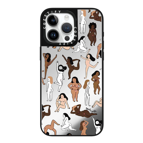 艺术黑白黄女孩适用cozstify手机壳苹果iPhone16promax手机壳15pro14磁吸13镜面12保护壳香港潮牌手机保护套