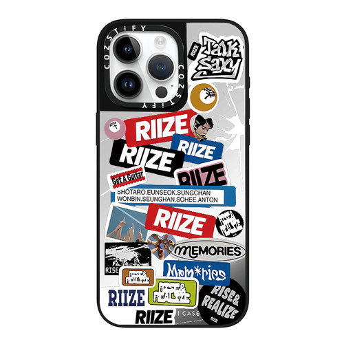 RIIZE标签适用cozstify手机壳苹果iPhone16promax手机壳15pro14磁吸13镜面12保护壳香港潮牌手机保护套