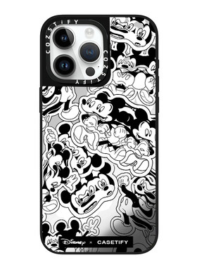 满屏分身米奇适用cozstify手机壳苹果iPhone16promax手机壳15pro14磁吸13镜面12保护壳香港潮牌手机保护套