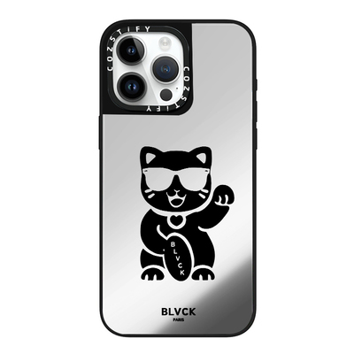 BLVCK招财猫适用cozstify手机壳苹果iPhone16promax手机壳15pro14磁吸13镜面12保护壳香港潮牌手机保护套