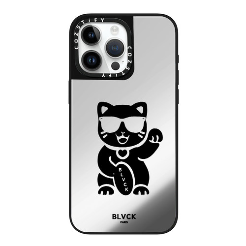 BLVCK招财猫适用cozstify手机壳苹果iPhone16promax手机壳15pro14磁吸13镜面12保护壳香港潮牌手机保护套
