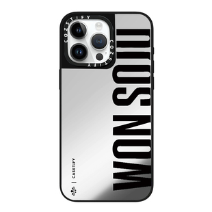 WONSOJU黑字母适用cozstify手机壳苹果iPhone16promax手机壳15pro14磁吸13镜面12保护壳香港潮牌手机保护套