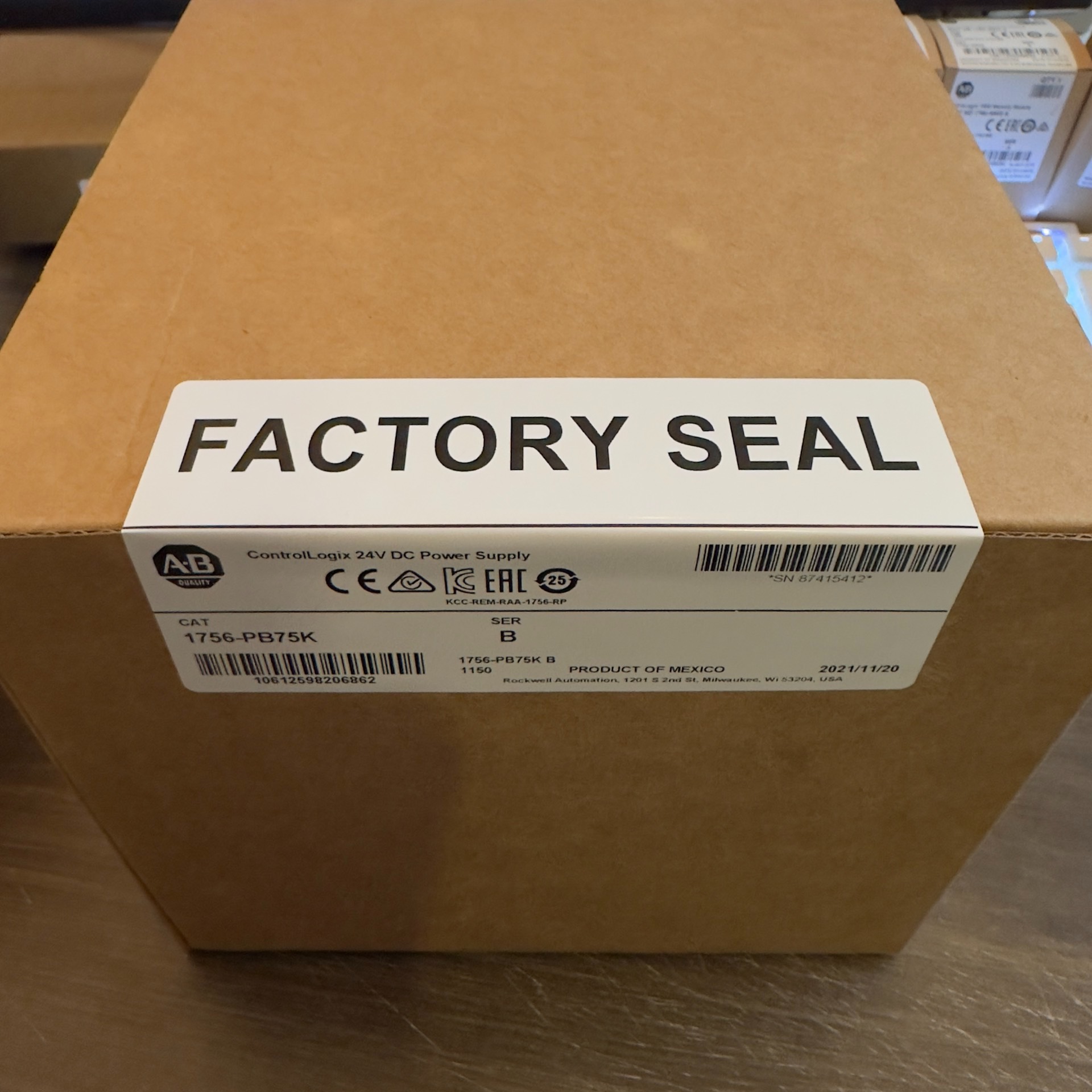 1756-PB75K  1756-PB75 仓库现货、顺丰直