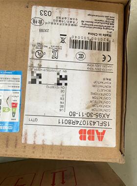 全新原装正品ABB接触器AX95-30-11-80，电压22