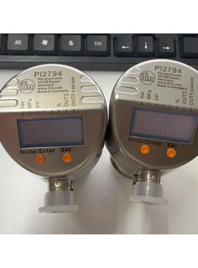 裸新德国IFM易福门压力传感器，型号PI2794，带LCD显